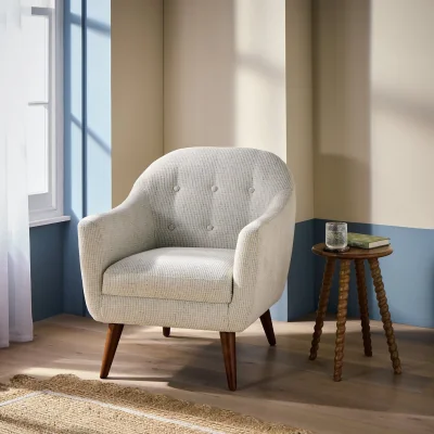 Habitat Habitat Jen Fabric Armchair - Natural