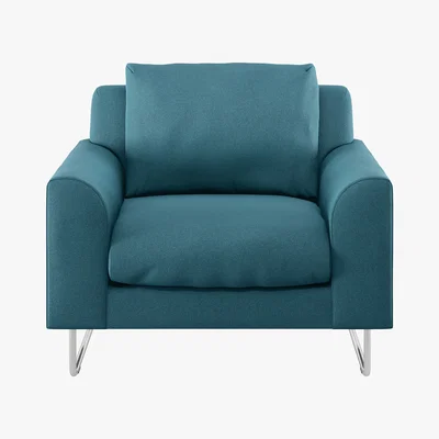 Habitat Lyle Teal FaBric Armchair, Teal