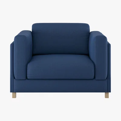 Habitat Colombo Blue FaBric Armchair Sofabed, Blue