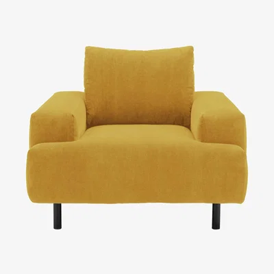 Habitat Habitat Julien Fabric Armchair - Yellow