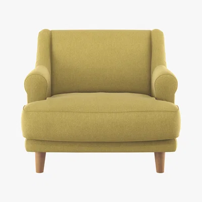 Habitat Townsend Saffron Yellow FaBric Armchair, Saffron