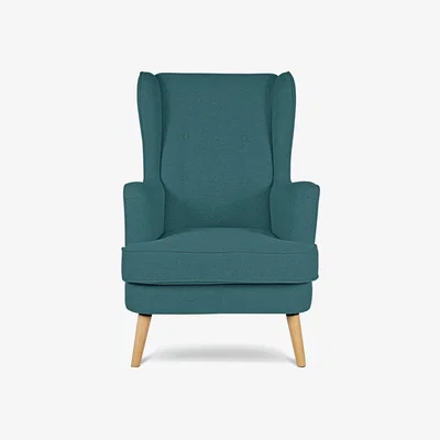 Habitat Habitat Callie Fabric Self Assembly Armchair - Petrol Blue