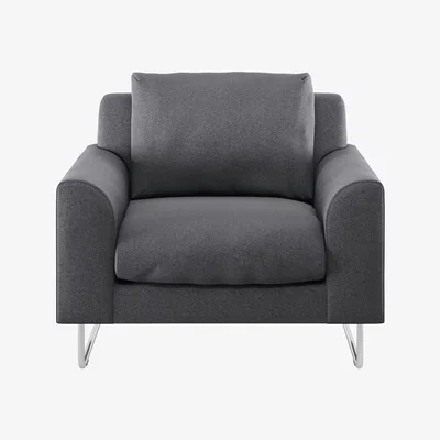 Habitat Habitat Lyle Charcoal Fabric Armchair