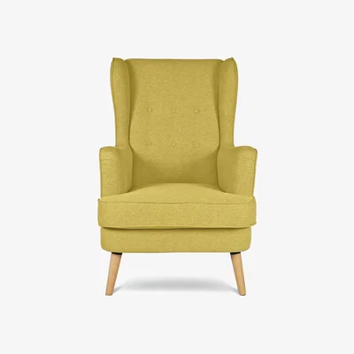 Habitat Habitat Callie Fabric Self Assembly Armchair - Yellow