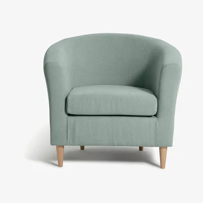Habitat Habitat Fabric Tub Chair - Duck Egg