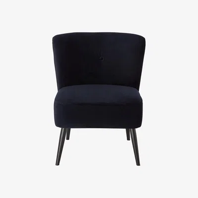 Habitat Habitat Merlot Velvet Accent Chair - Blue