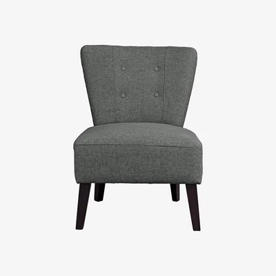 Habitat Habitat Delilah Fabric Cocktail Chair - Charcoal