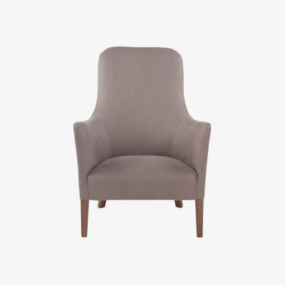 Heal's Heal's Pendel Armchair Varese Velvet Dove Walnut Feet - Heal's UK Furniture