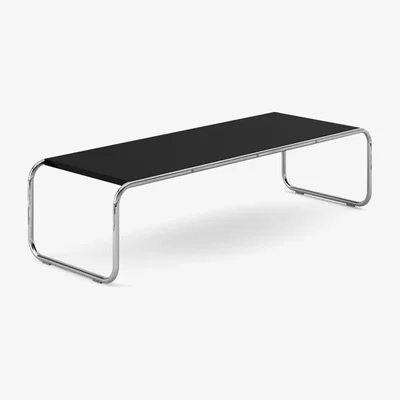 Heal's Knoll Laccio Low Table Rectangular in Black Laminate