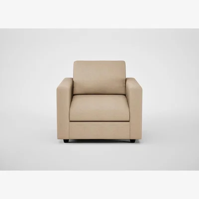 Heal's Heal's Nimbus II Armchair Capelo Linen Bamboo Black Feet
