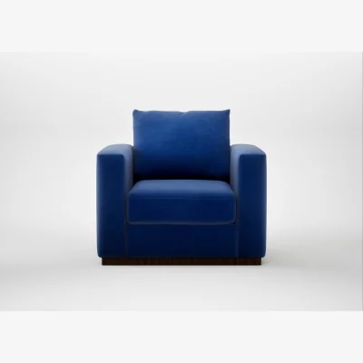 Heal's Heal's Trento Armchair Smart Luxe Velvet Azure
