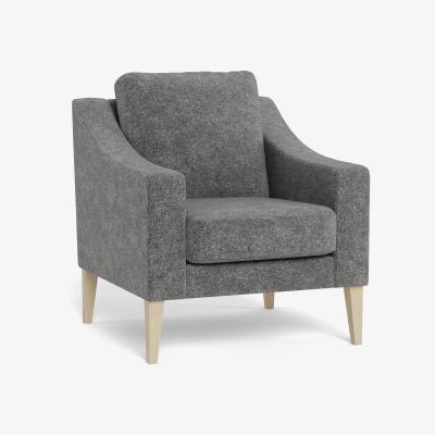 Heal's Heal's Richmond Armchair Melton Wool Shale BLACK