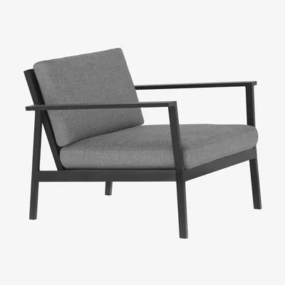 Heal's Case Eos Garden Sofa Armchair Black - Heal's UK Outdoor Furniture