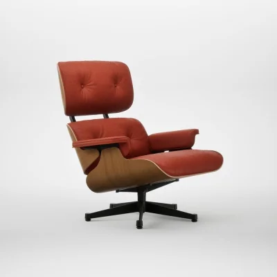 Heal's Eames Lounge Chair Santos Pal. Classic L50 71 Sand Polished Base 04