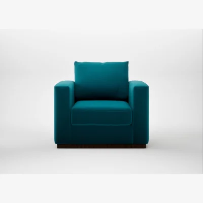 Heal's Heal's Trento Armchair Cotton Velvet Teal