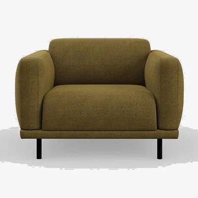 Heal's Heal's Harri Armchair Smart Luxe Velvet Peridot