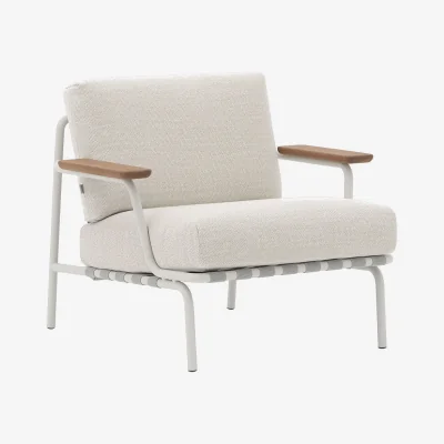 Heal's Muuto Settle Outdoor Lounge Chair in Laze 1/Grey