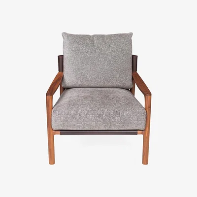 Heal's Porada Vera Armchair Walnut - Heal's UK Furniture