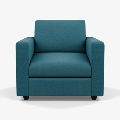 Heal's Heal's Nimbus II Armchair Smart Cotton Linen Rust Black Feet