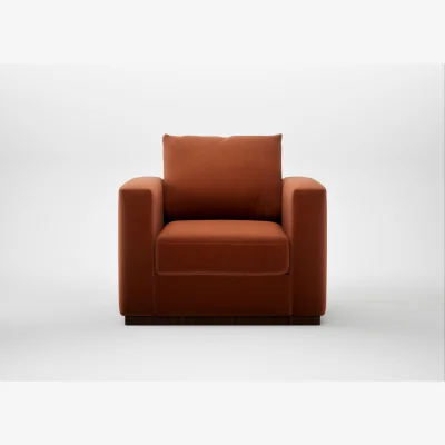 Heal's Heal's Trento Armchair Cotton Velvet Russet
