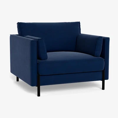 Heal's Heal's Tortona Armchair Velvet Midnight