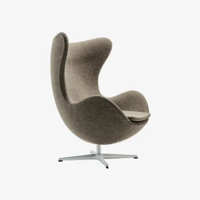 Heal's Fritz Hansen Egg Chair Clay 009 Brushed Alu Base