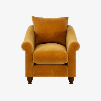 Heal's Heal's Devon Armchair Capelo Linen-Cotton Sesame Natural Feet