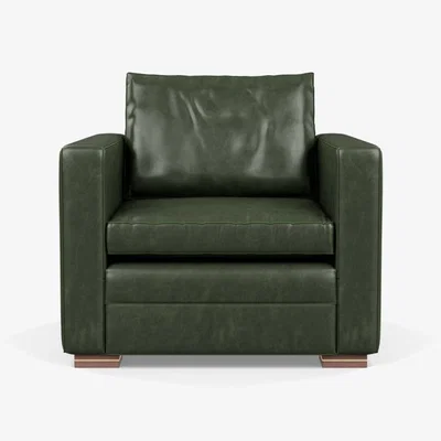 Heal's Heal's Palermo Armchair Loop Boucle Navy Walnut Feet - Heal's UK Furniture