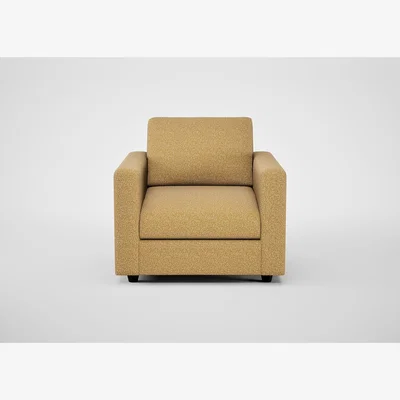 Heal's Heal's Nimbus II Armchair Boucle Tweed Citrine Black Feet