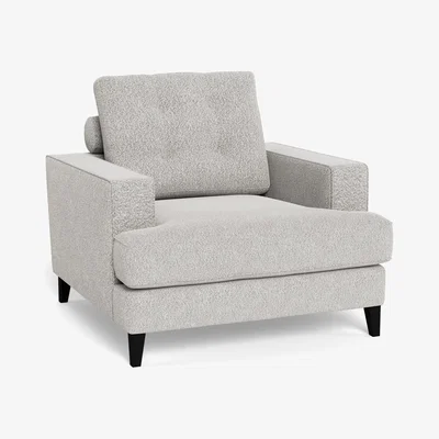 Heal's Heal's Mistral Armchair Chunky Boucle Ecru Natural Feet
