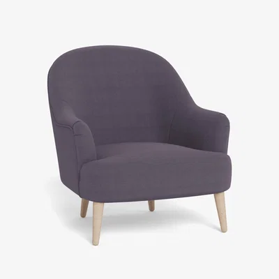 Heal's Heal's Elgin Chair Linen Shadow Black Feet - Heal's UK Furniture