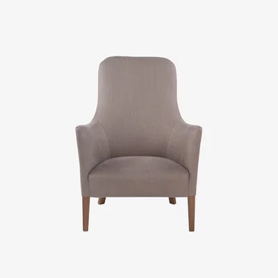 Heal's Heal's Pendel Armchair Broad Weave Pebble Oak Feet - Heal's UK Furniture