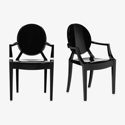 Heal's Kartell Louis Ghost Armchair Smoke Grey  Minimum of 2 only - Heal's UK Furniture