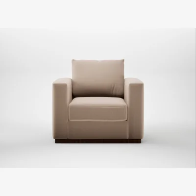 Heal's Heal's Trento Armchair Smart Velvet Pebble