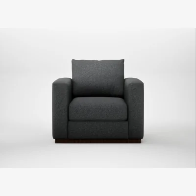 Heal's Heal's Trento Armchair Melton Wool Granite