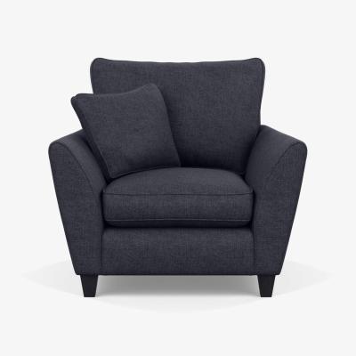 Heal's Heal's Torino Armchair Tejo Recycled Ochre Black - Heal's UK Furniture