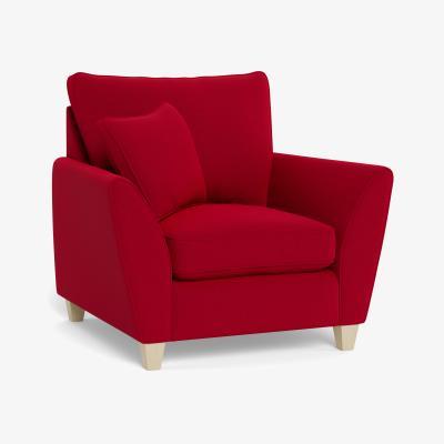 Heal's Heal's Torino Armchair Leather Nero Black Feet - Heal's UK Furniture