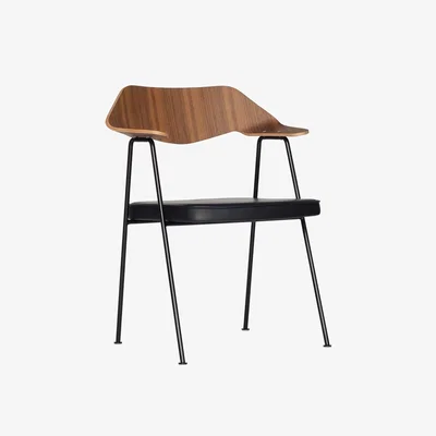 Heal's Case 675 Chair Walnut Black Legs - Heal's UK Furniture