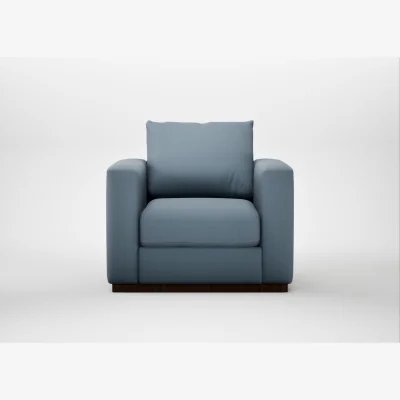 Heal's Heal's Trento Armchair Smart Cotton Linen Celestial