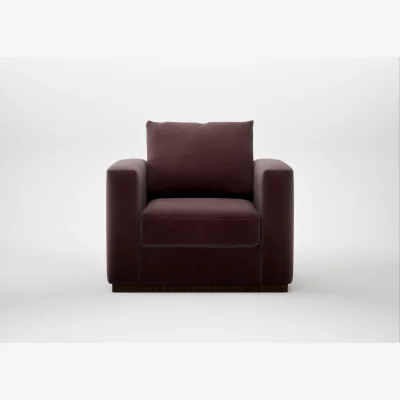 Heal's Heal's Trento Armchair Smart Luxe Velvet Acorn