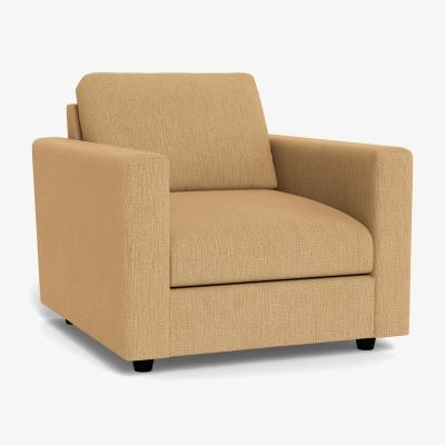 Heal's Heal's Nimbus II Armchair Smart Linen Mix Sand Black Feet