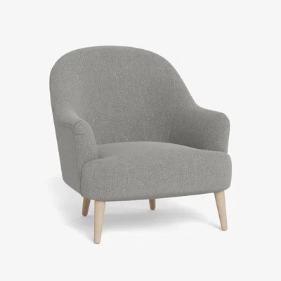 Heal's Heal's Elgin Chair Texture Pale Grey Natural Feet - Heal's UK Furniture