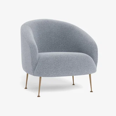 Heal's Heal's Bloomsbury Armchair Sofa Boucle Steel Brass Feet