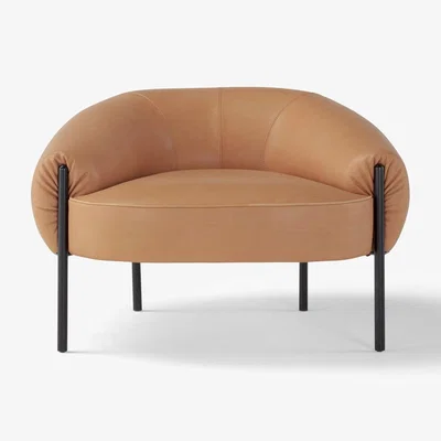 Heal's Heal's Isola Armchair Nobilis Velvet Night Black Feet - Heal's UK Furniture