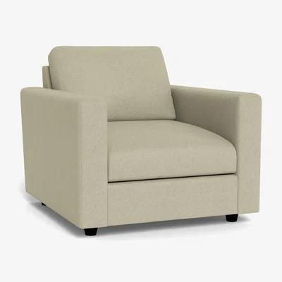 Heal's Heal's Nimbus II Armchair Smart Velvet Ocean Black Feet