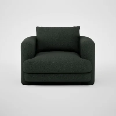 Heal's Heal's Rafi Swivel Armchair Broadweave Lagoon