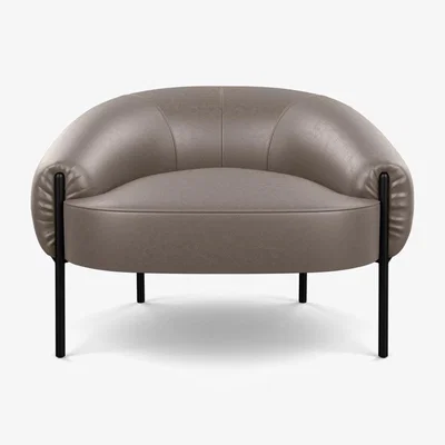Heal's Heal's Isola Armchair Nobilis Velvet Neptune Bronze Feet