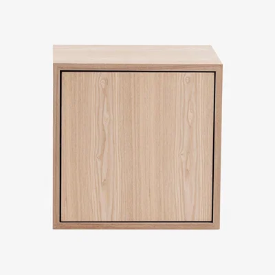 Heal's Muuto Stacked Storage System Module in Oak Medium with Door