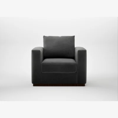 Heal's Heal's Trento Armchair Smart Luxe Velvet Nickel