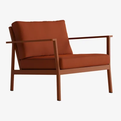 Heal's Case Eos Outdoor Sofa Armchair Rust
